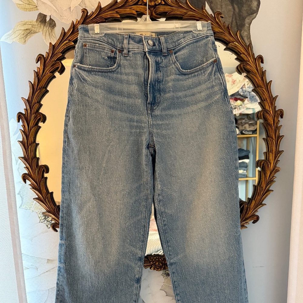 Madewell Perfect Vintage Crop, raw hem size 27